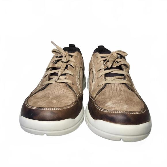 Rockport Men's Sneakers Size 10 Tan Leather Upper - Picture 3 of 9